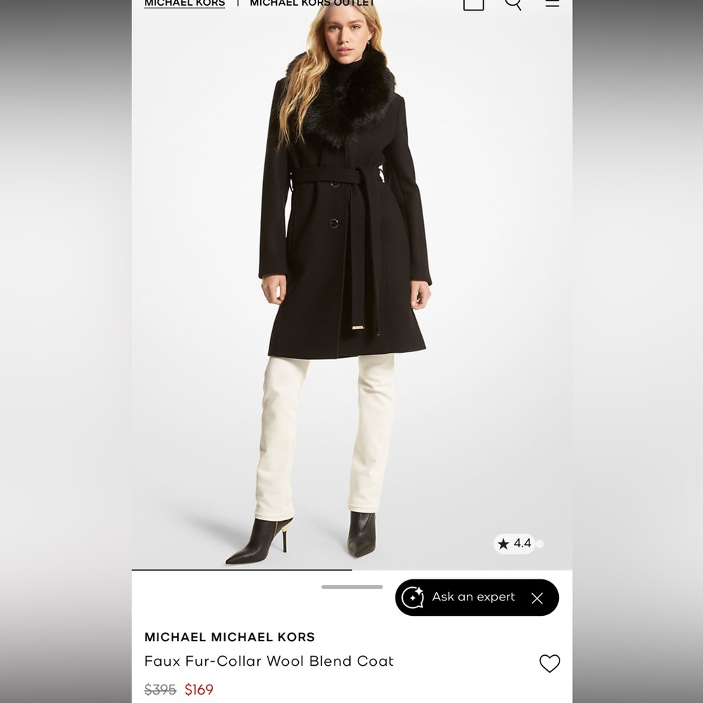 Michael Kors Faux Fur Coat